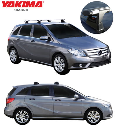 Mercedes B-Class roof racks Yakima Whispbar